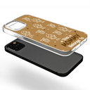 Gift For Father,Gift For Mother,Gift For Grandma,Gift For Grandpa,Happy - Stick Figures This Grandpa Grandma Belongs To Kids Pet - Personalized Clear Phone Case