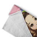 Gift For Kids, Beach, Happy - Summer Beach Vacation Holiday Vibe Maze Labyrinth - Personalized Beach Towel