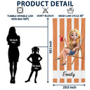 Happy, Summer, Beach, wimming, Poolside, Gift For Yourself, Gift For Women, Gift For Men, Gift For Bestie - Summer Is Calling Vacation 3D Cartoon - Personalized Beach Towel