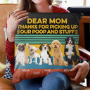 Custom Photo Best Dog Dad Mom Ever Just Ask - Gift For Dog Lovers - Personalized Custom Pillow