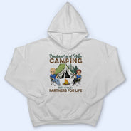 Partenaires de camping pour la vie - Cadeau couple - T-shirt personnalisé
