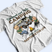 Partenaires de camping pour la vie - Cadeau couple - T-shirt personnalisé