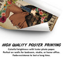 Juste une fille qui aime lire des livres - Cadeau personnalisé pour les amoureux des livres - Affiche personnalisée