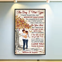 The Day I Met You - Gift For Couples - Personalized Custom Poster