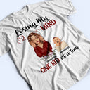 Losing My Mind One Kid At A Time Mom - Mother Gift - Personalized Custom T Shirt