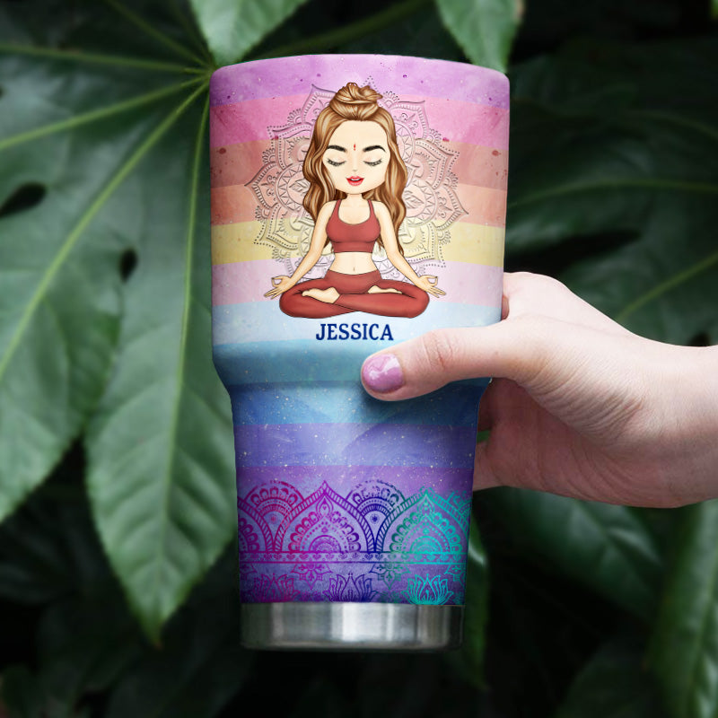 I'm Not Sugar And Spice And Everything Nice I'm Sage And Hood Meditation - Gift For Yoga Lovers - Personalized Custom 30 Oz Tumbler