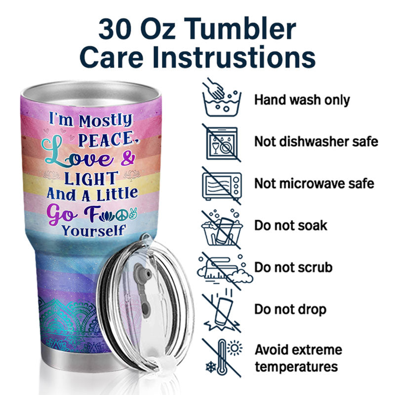 I'm Not Sugar And Spice And Everything Nice I'm Sage And Hood Meditation - Gift For Yoga Lovers - Personalized Custom 30 Oz Tumbler