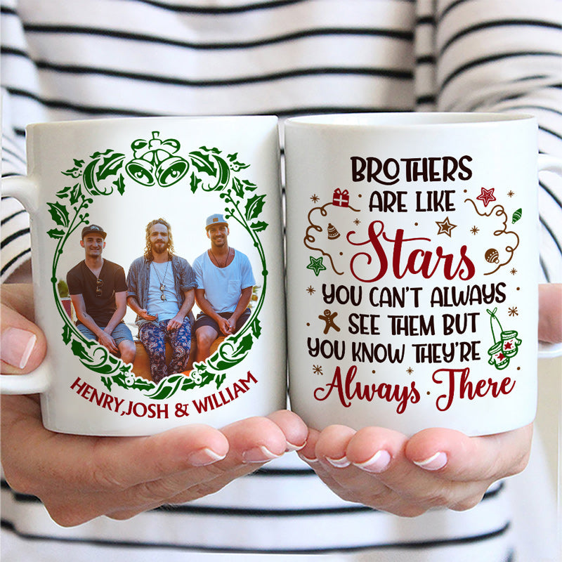 Custom Photo The Greatest Gift Was Each Other - Christmas Gift For Family And Friends - Personalized Custom Mug