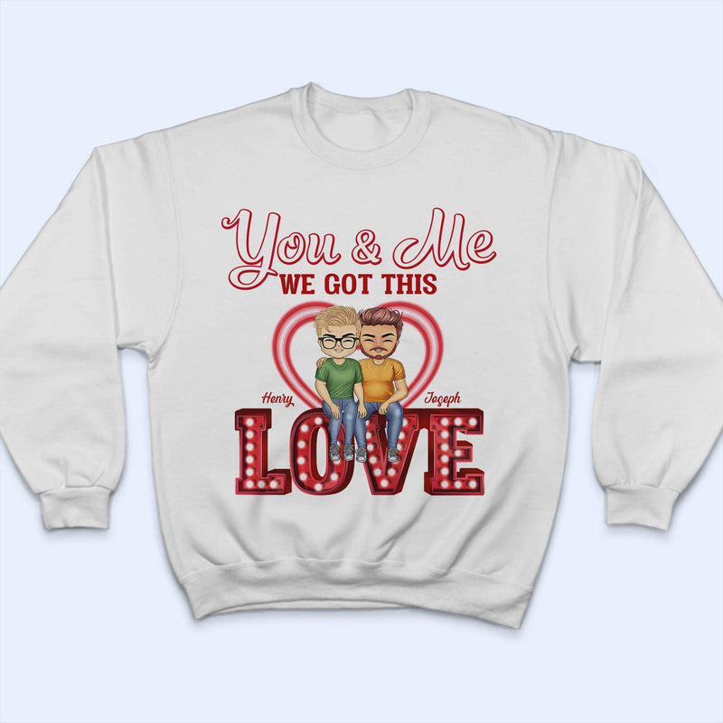 On s'ennuie depuis des années et on continue à être forts - Cadeau d'anniversaire pour conjoint, amant, mari, femme, petit ami, petite amie, couple - T-shirt personnalisé