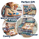 When You Need A Hug Hold This Tight - Birthday, Loving Gift For Mom, Mother, Grandma, Grandmother - Personalized Custom Fleece Blanket