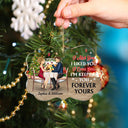 I Met You I Liked You I Love You Keeping You Romantic Couple - Birthday, Loving, Anniversary Gift For Spouse, Husband, Wife - Personalized Medallion Acrylic Ornament