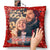Custom Photo Lovely Family - Gift For Couples, Husband And Wife, Kids, Grandparents - Personalized Sequin Pillow, Mermaid Sequin Cushion Magic Reversible Throw Pillow