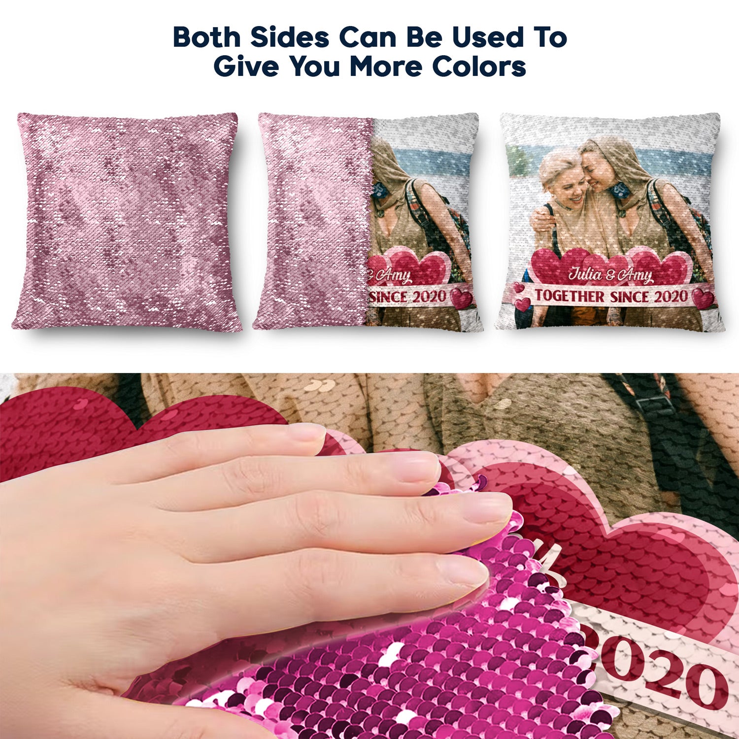 How To Make A Sublimation Magic Sequin Pillow (Includes Free File)