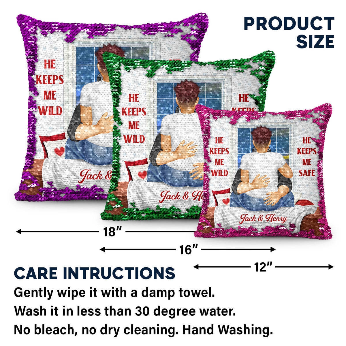 Can you wash 2024 a sequin pillow