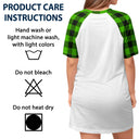 The Real Snuggle Cartoon Style - Gift For Cat Lovers, Cat Mom - Personalized Women's Sleep Tee