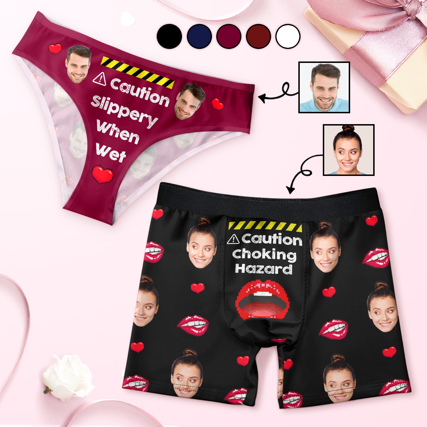Men's Funny 3D Print Lingerie Boxer Briefs Underwear Panties