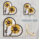 First Mom Now Grandma - Gift For Mothers, Grandmas, Aunties - Personalized 2-Layered Wooden Plaque With Stand