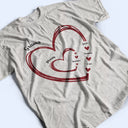 Nana Mama Little Hearts - Cadeau d'anniversaire et d'amour pour maman et grand-mère - T-shirt personnalisé