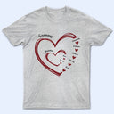 Nana Mama Little Hearts - Cadeau d'anniversaire et d'amour pour maman et grand-mère - T-shirt personnalisé