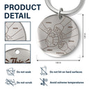 This Daddy Belongs To - Gift For Dad, Father, Grandpa - Personalized Keyring