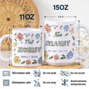 First Mom Now Nana - Gift For Mommy, Grandma - 3D Inflated Effect Printed Mug, Personalized White Edge-to-Edge Mug