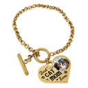 Custom Photo Best Dog Mom Ever - Gift For Dog Lovers, Cat Lovers - Personalized Heart Bracelet