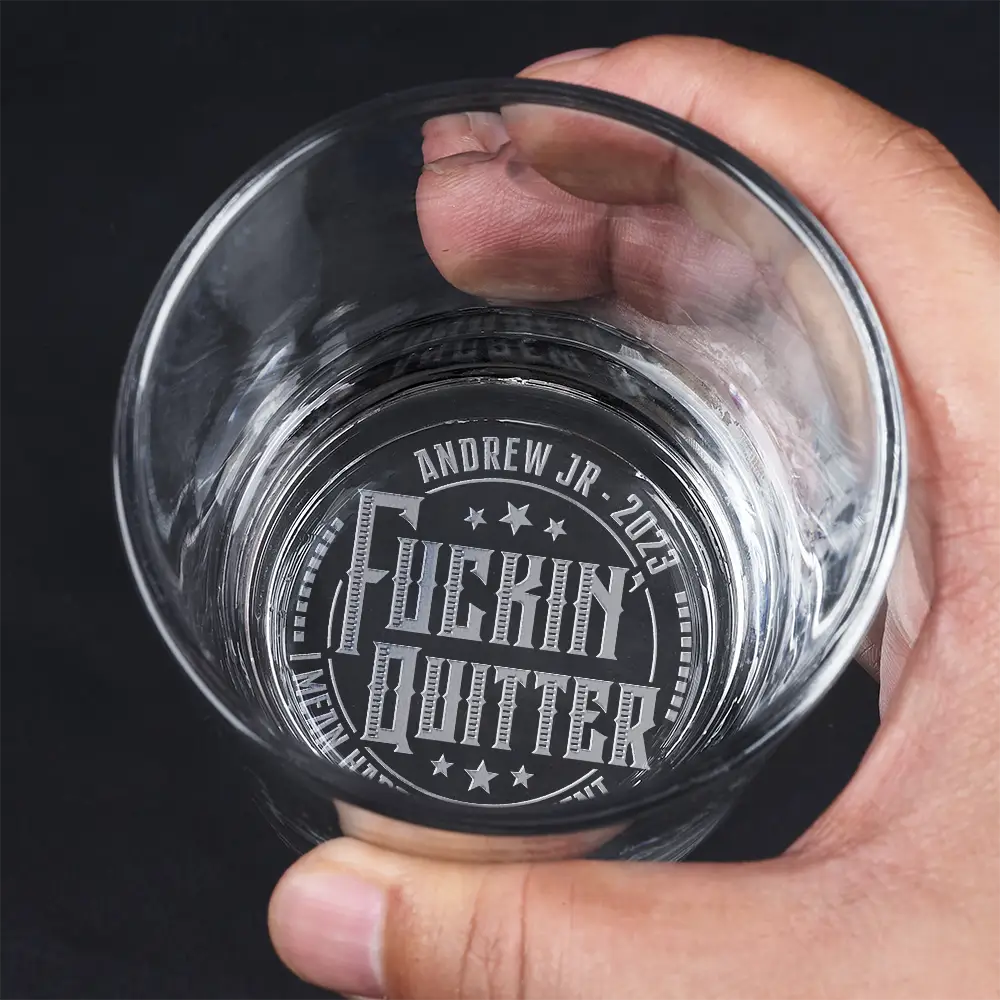 Quitter I Mean Happy Retirement - Personalized Engraved Whiskey Glass