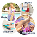 Custom Photo Funny Hot Couple - Personalized Beach Towel