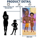 Custom Photo Funny Hot Couple - Personalized Beach Towel