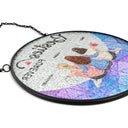 Besties Forever Sisters - Personalized Stained Glass Window Hanging Suncatcher