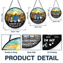 A Bond That Can't Be Broken Dog - Personalized Stained Glass Window Hanging Suncatcher