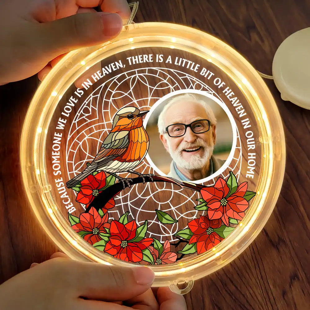 Memorial - Custom Photo I'm Always With You Memorial - Personalized LED Pendant Light