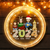 Gift For Couples, Family, Pet Lovers - Family 2024 Cake, Cookie Christmas Gift For Parent, Kid, Baby - Personalized LED Pendant Light