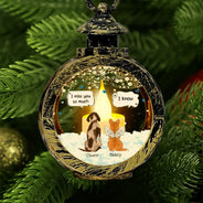 Pet Lovers - They Still Talk About You Pet Memorial - Personalized Candlelight Lantern Ornament