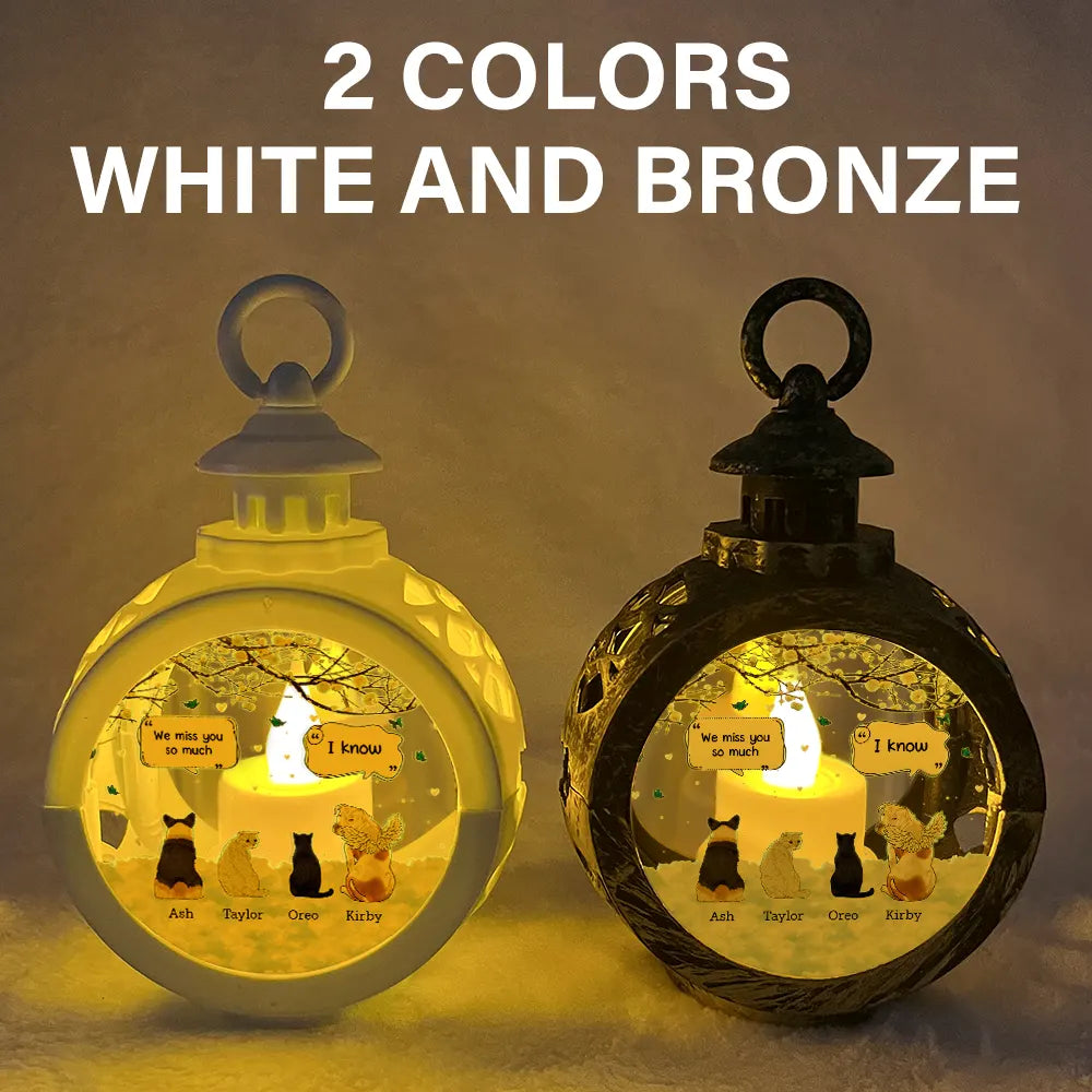 Pet Lovers - They Still Talk About You Pet Memorial - Personalized Candlelight Lantern Ornament