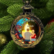 Memorial - Memorial I'm Always With You Mom And Daughter - Personalized Candlelight Lantern Ornament