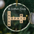Family - Custom Family Name Crossword Scrabble - Personalized Glass Ornament