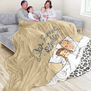 Gift For Couples, Gift For Husband, Gift For Wife, Gift For Boyfriend, Gift For Girlfriend - Couple Our Snuggle Blanket - Personalized Oversized Blanket