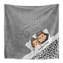 Gift For Couples, Gift For Husband, Gift For Wife, Gift For Boyfriend, Gift For Girlfriend - Couple Our Snuggle Blanket - Personalized Oversized Blanket