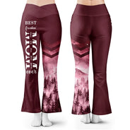 Gift For Mother,Happy - For Mother Wife Best Freakin' Mom Ever - Personalized Leggings