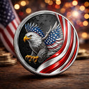 America 250th,Independence Day - America 250th Anniversary US Pride Patriotic Eagle - Personalized Commemorative Keepsake Coin