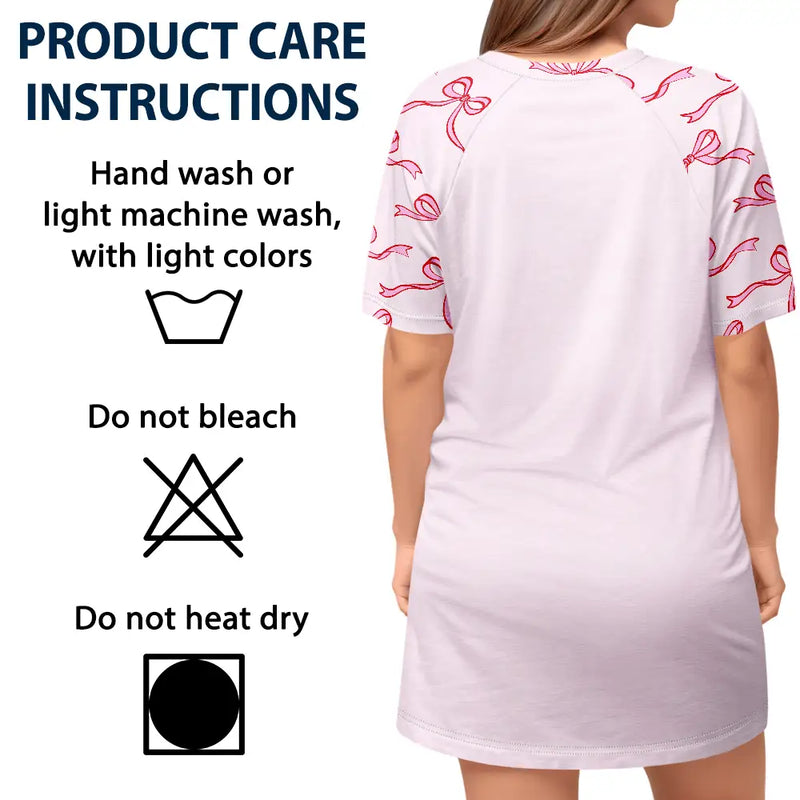 Pregnant Mom,Happy,Expecting Dad - Baby First Year On The Inside With Mom Leopard Style - Personalized Women's Sleep Tee