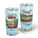 Pontoon Queen Classy Sassy - Personalized Custom Tumbler