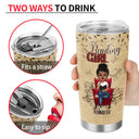 Reading Girl Classy Sassy And A Bit - Gift For Reading Lovers - Personalized Custom Tumbler