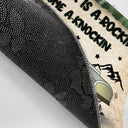 Camping Couple If The Camper Is A Rockin Don't Come Knockin - Personalized Custom Doormat