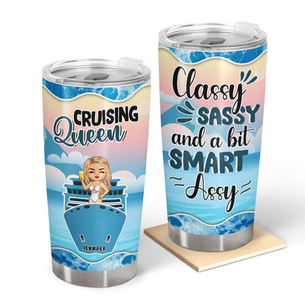 Croisière en voyage Chibi Sassy Classy - Gobelet personnalisé