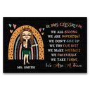 Teacher In This Classroom - Personalized Custom Doormat