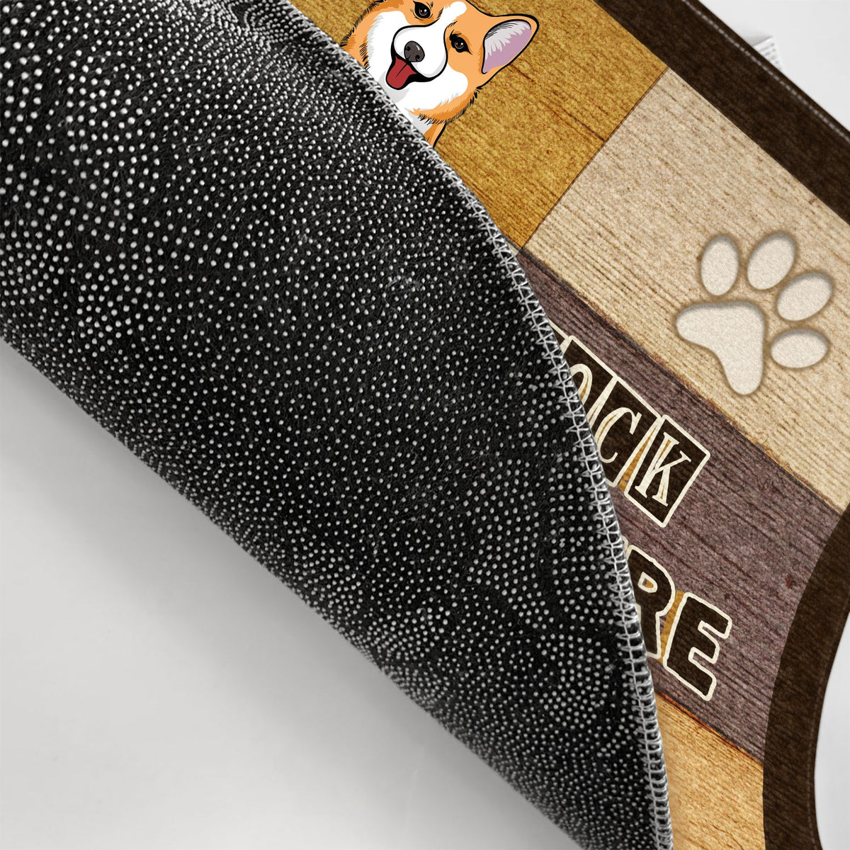 Pet Lovers No Need To Knock We Know You're Here - Personalized Custom Doormat