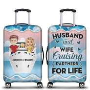 Couple en croisière ensemble, nous avons tout - Housse de bagage personnalisée