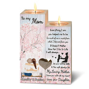 Je serai toujours ta petite fille - Cadeau pour maman - Bougeoir personnalisé